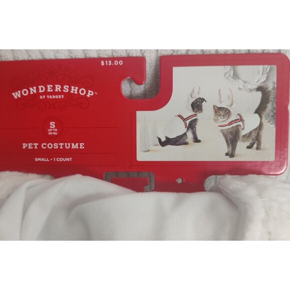 Dog Costume Workshop White Reindeer with Bells, Size Small - New - Picture 6 of 9